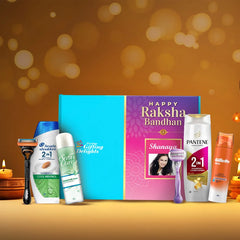 Gillette Venus + Fusion Manual Shaving & Haircare Rakhi Kit For Him And Her