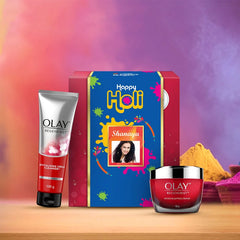 Olay Regenerist Micro Sculpting Day Moisturiser Cream Non SPF 50g with Cleanser 100g Holi Gift Pack