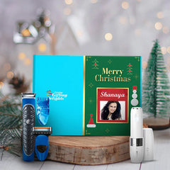 Gillette & Braun Trimmers Christmas Gift Set