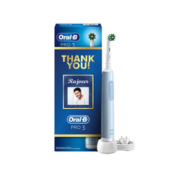 Oral B Pro 3 Electric Toothbrush with Triple Pressure Control Thank You Gift Pack