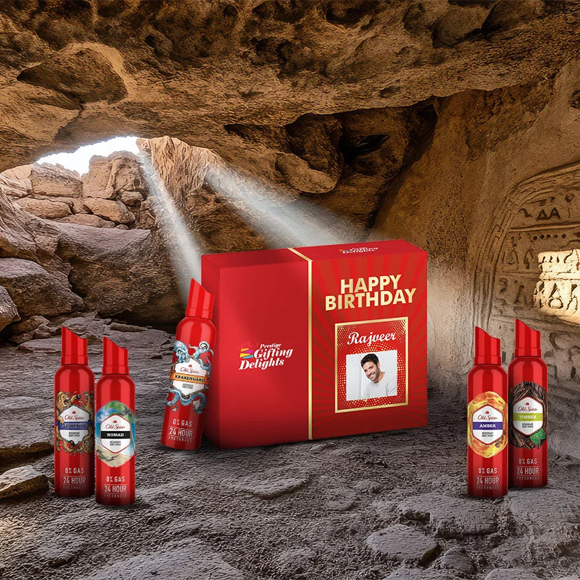 Oldspice Bundle Of 5 Deodrants Birthday Gift Pack