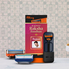Gillette Fusion5 Premium Rakhi Gift Pack for Men