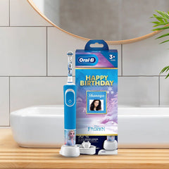 Oral-B Kids Electric Rechargeable Toothbrush Frozen Birthday Gift Pack