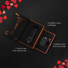 Gillette Fusion Premium Valentine Gift Pack for Men