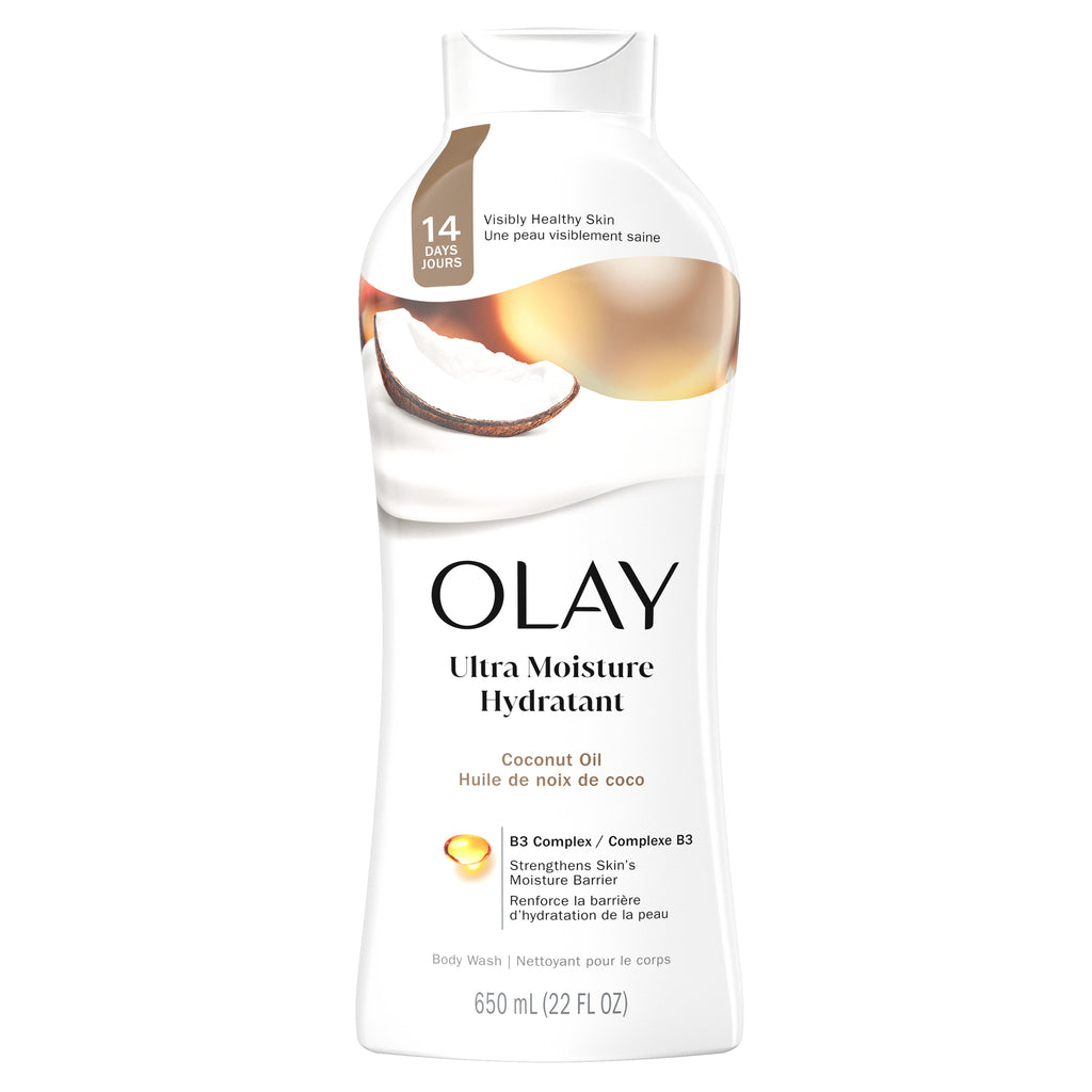 Olay Ultra Moisture Body Wash with Coconut Oil, 22 fl oz/650ml