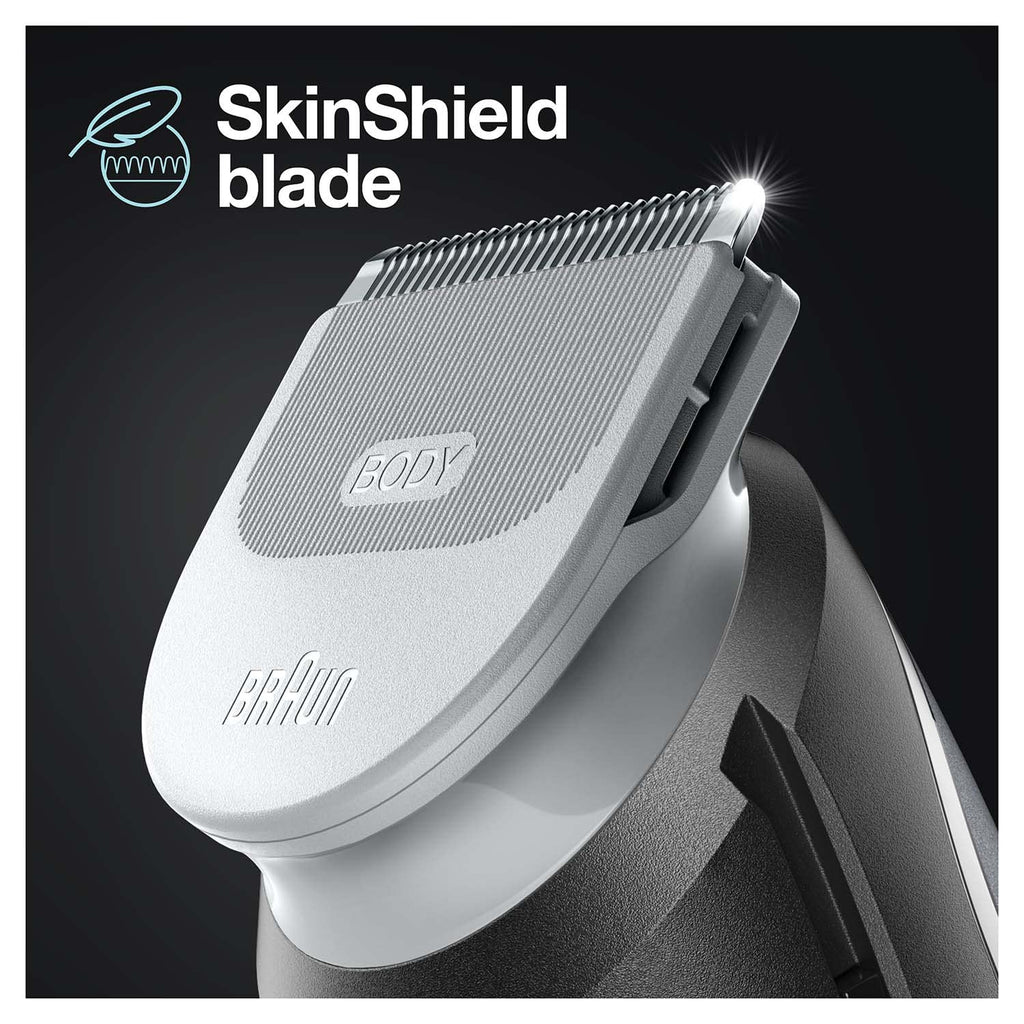 Braun Body Groomer 3 for Men, BG3340, Body Hair Trimmer with SkinShield Technology