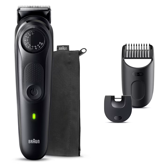 Braun Beard Trimmer 5, BT5420, Beard Trimmer for Men