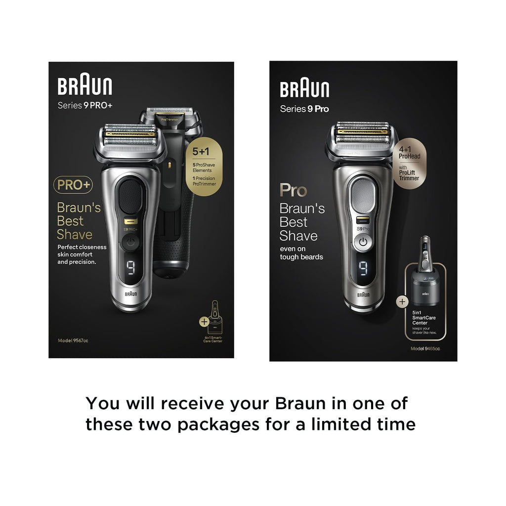 Braun Series 9 Pro 9567cc Electric Shaver for Men