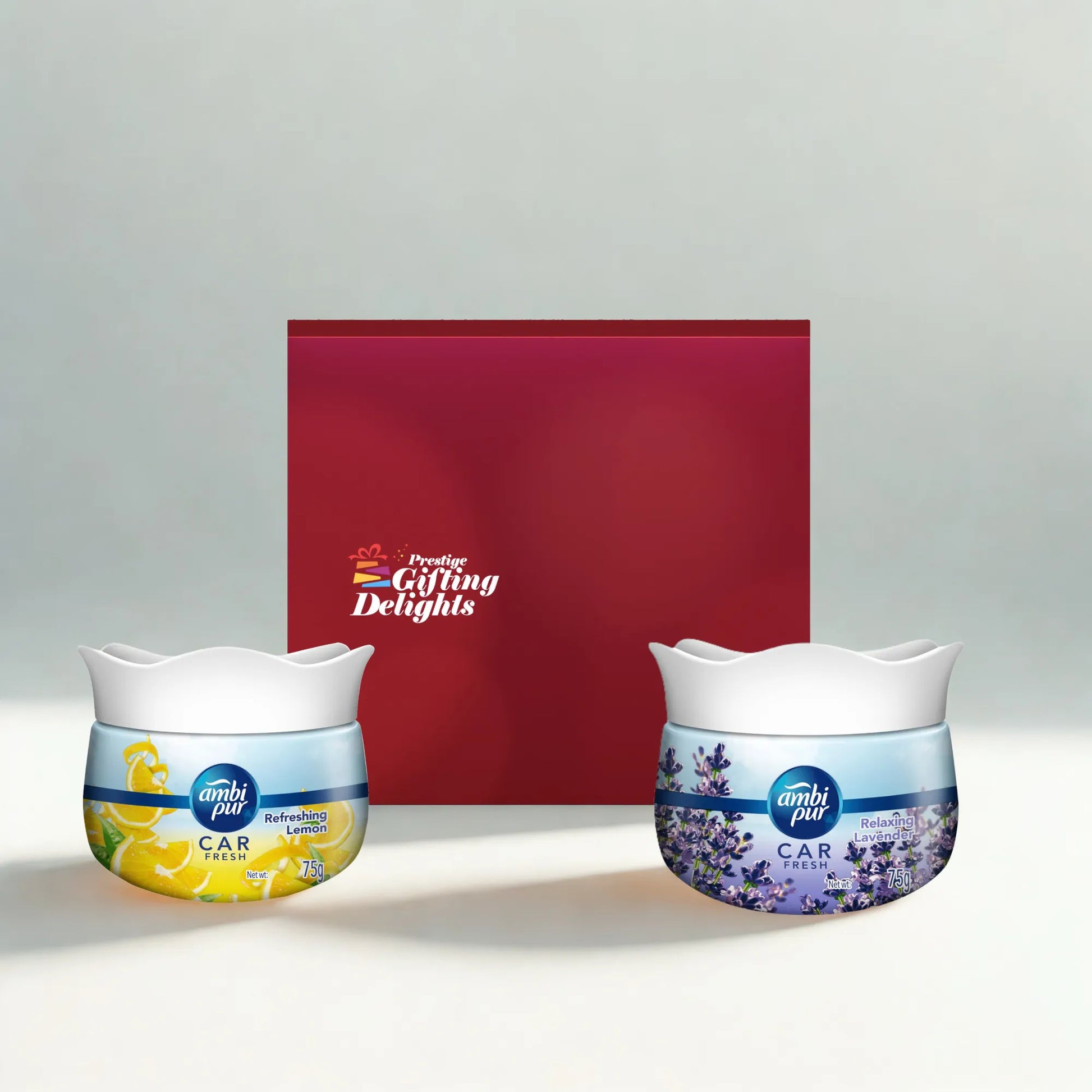 AmbiPur Citrus Serenity Car Gel Duo Pack