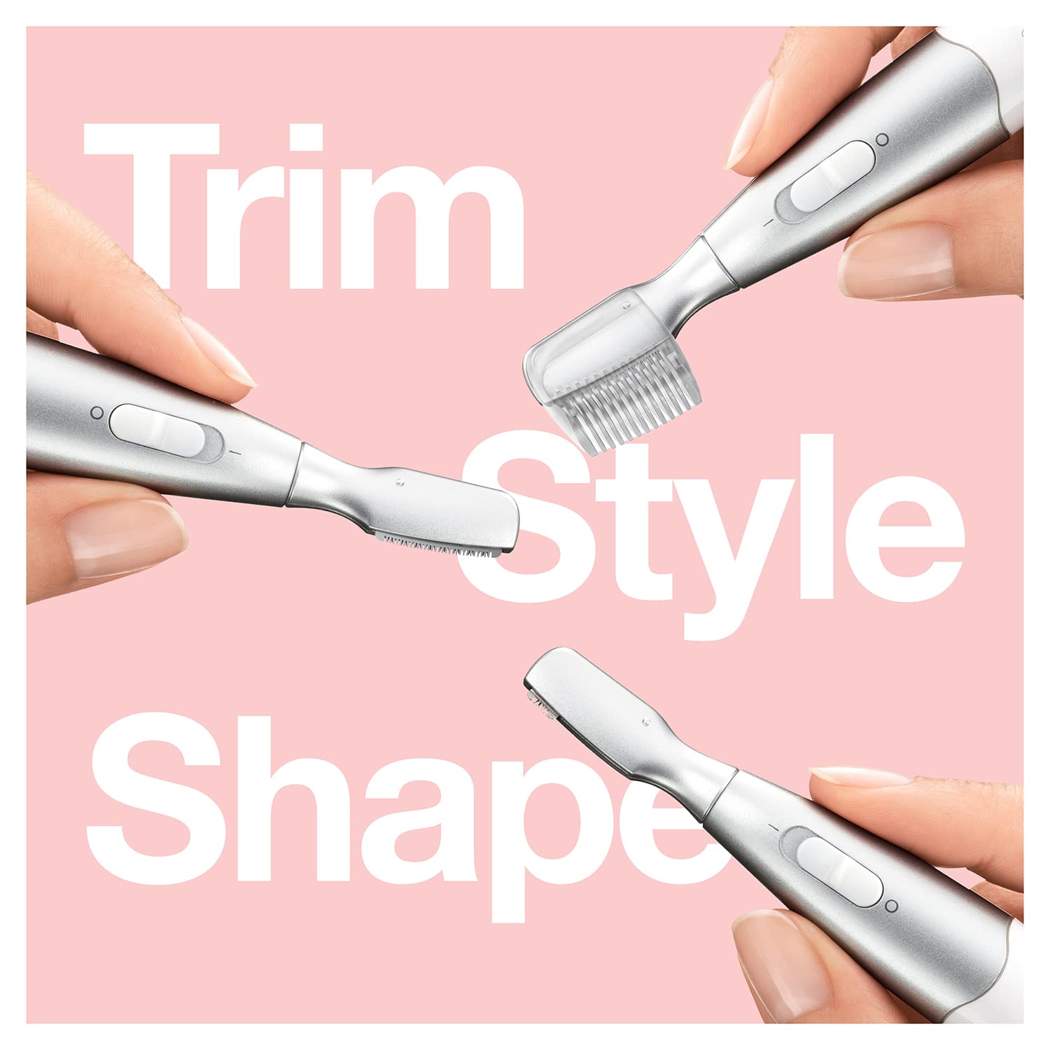 Braun Mini Unisex Precision Eyebrow Trimmer Fg1106, Corded Electric