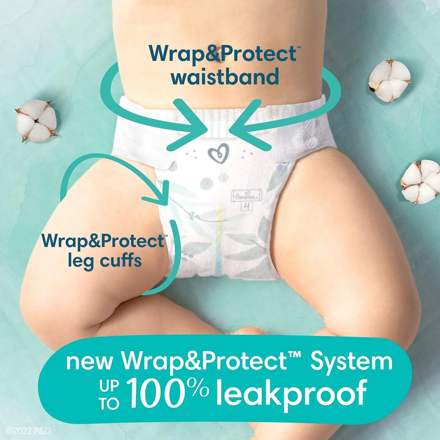 Pampers Pure Protection Baby Diapers, XL Size Taped Diapers, 19 Count
