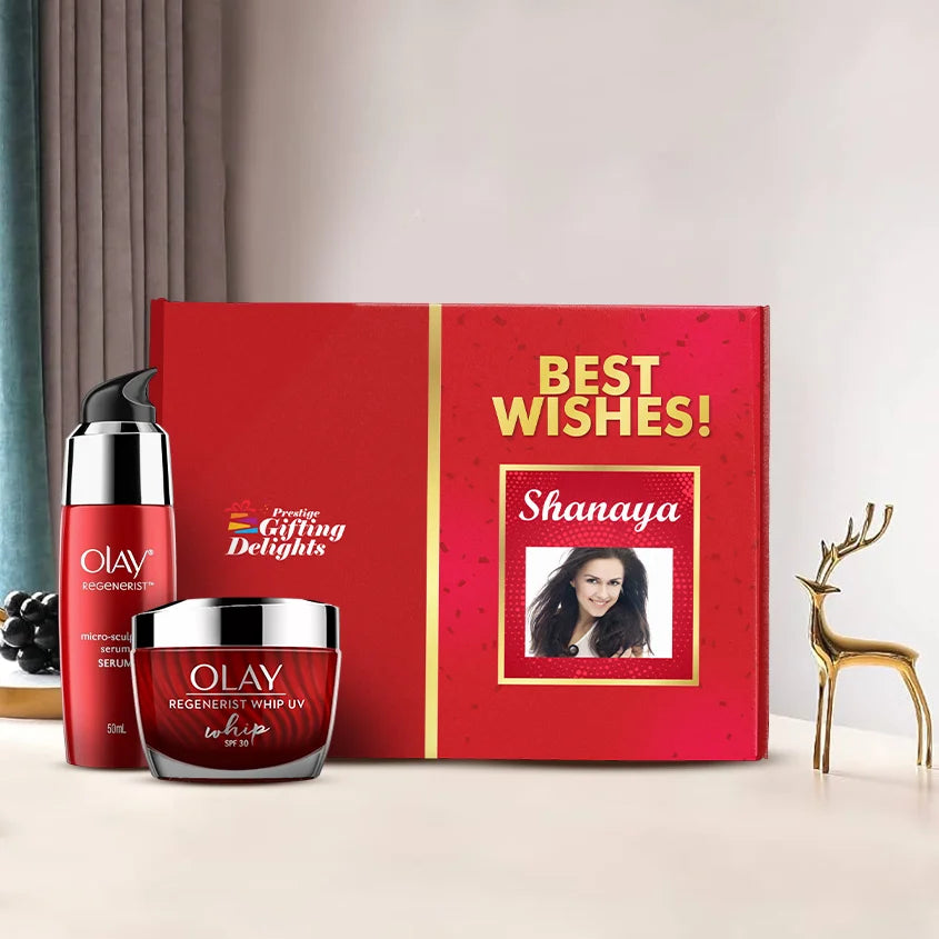 Olay Whip + Regenerist Serum Best Wishes Gift Pack