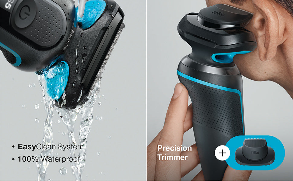 Braun Series 5 Electric Shaver, SensoFlex Technology, Auto Sense for Sensitive Skin