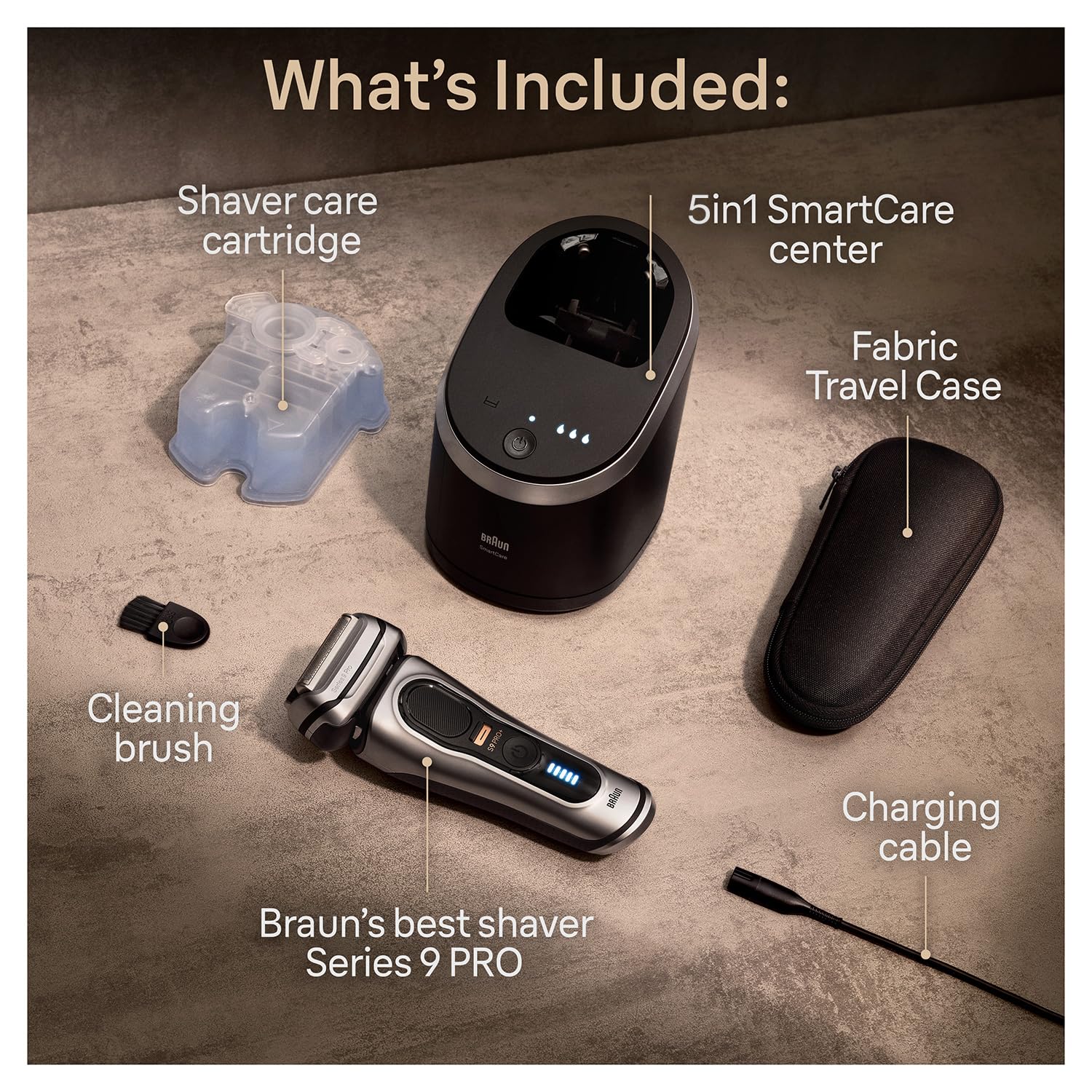 Braun Series 9 Pro 9567cc Electric Shaver for Men