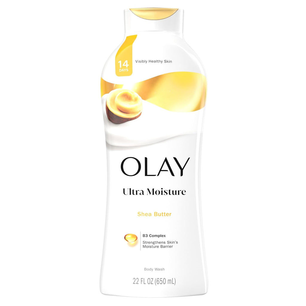 Olay Ultra Moisture Shea Butter Body Wash, 22 oz/650ml