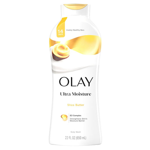 Olay Ultra Moisture Shea Butter Body Wash, 22 oz/650ml
