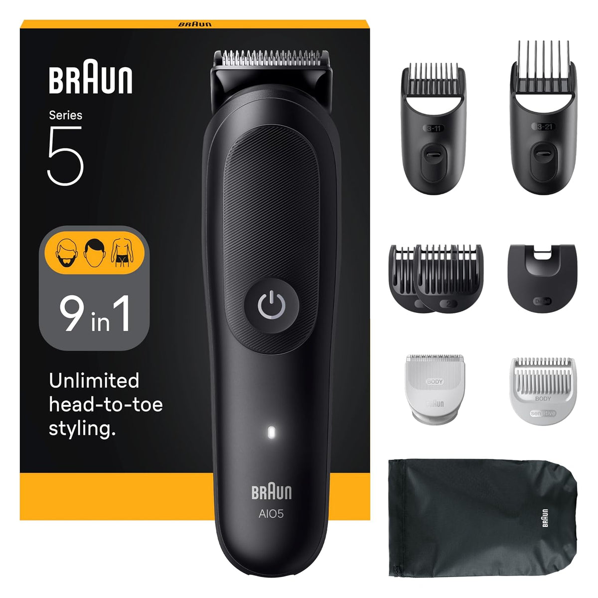Braun All-in-One Series 5 AIO5540 – Beard Trimmer