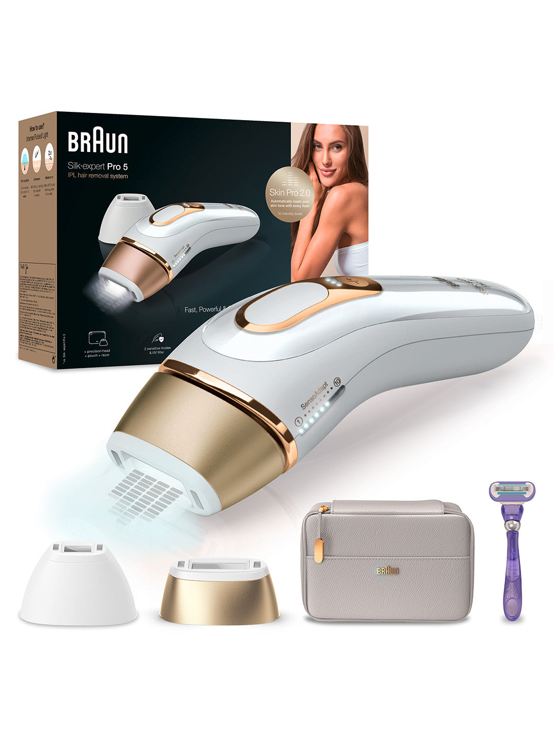Braun IPL 5152 Long-lasting Hair Removal System for Women