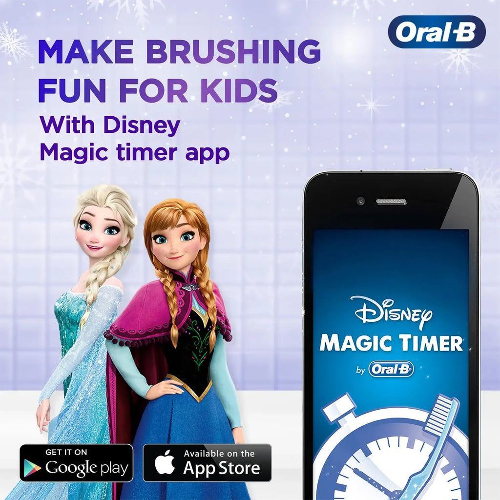 Oral-B Kids Electric Rechargeable Toothbrush Frozen Birthday Gift Pack
