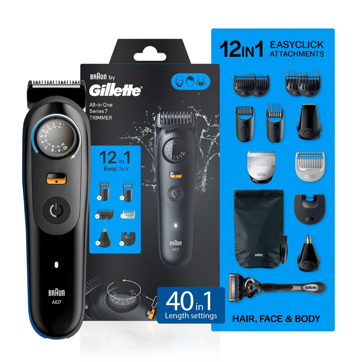 Gillette Series 7 All-in-One Beard & Body Trimmer