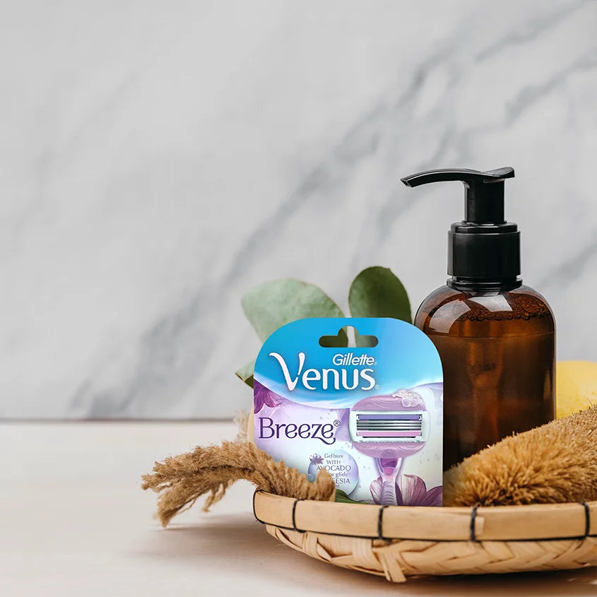 Gillette Venus Breeze & Premium Beauty Bath Anniversary Best Wishes Gift Pack