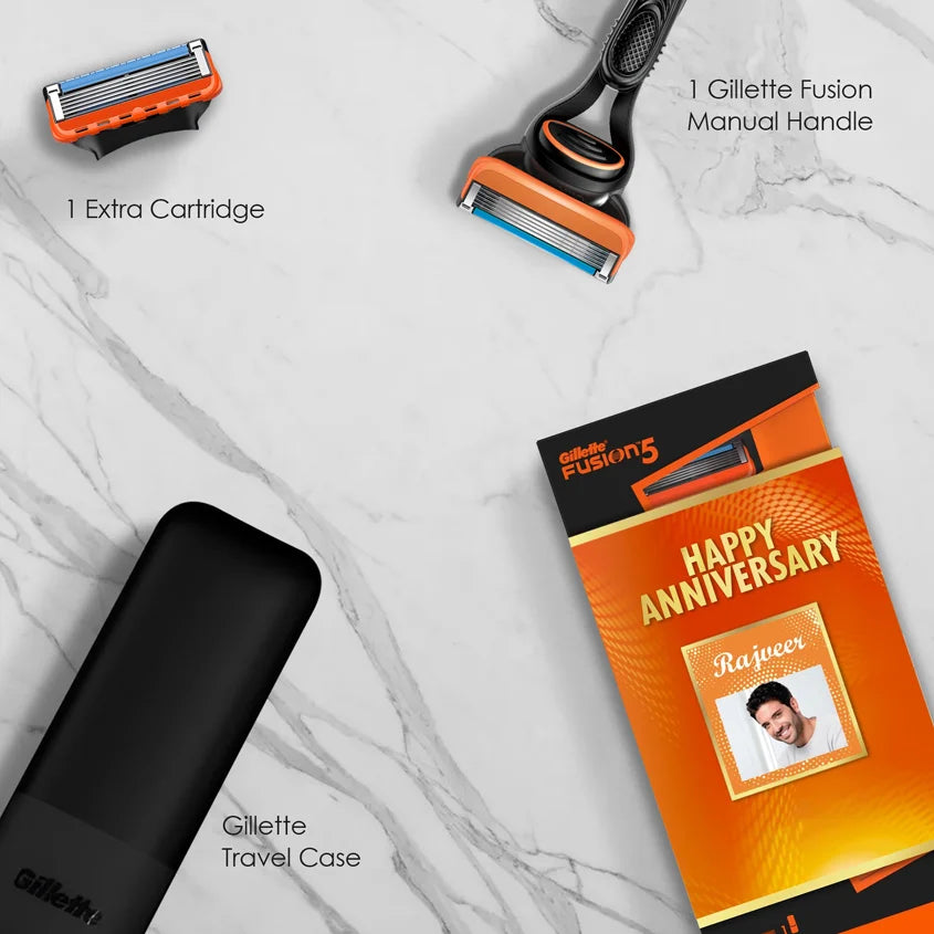 Gillette Fusion5 Premium Anniversary Gift Pack for Men
