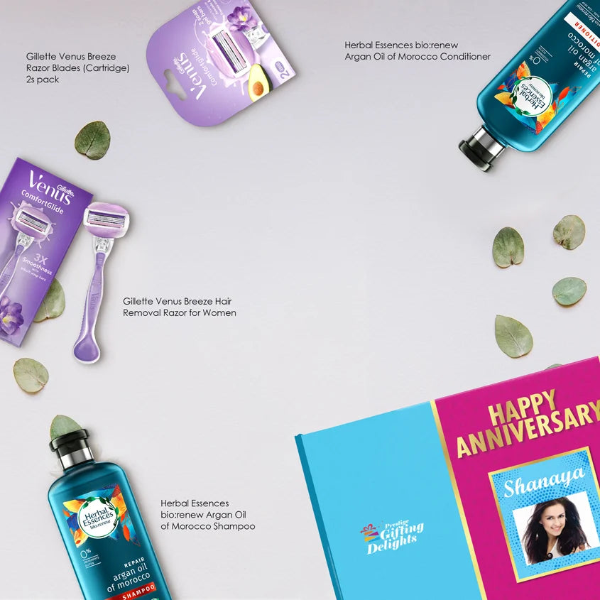Gillette Venus Breeze & Premium Beauty Bath Anniversary Gift Pack