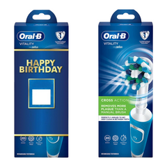 Oral B Vitality White and Clean Electric Rechargeable Toothbrush Birthday Gift Pack