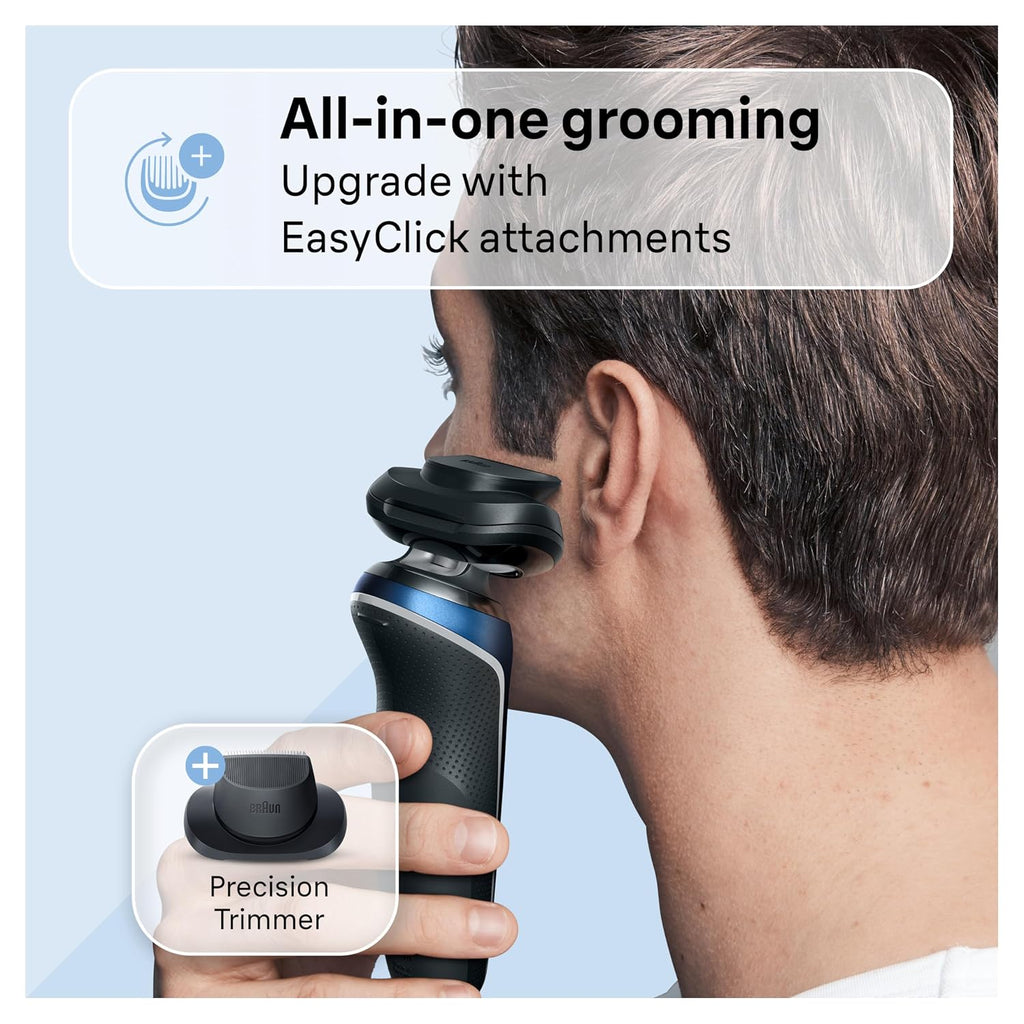 Braun Electric Shaver for Men, Series 6 61-N1000S SensoFlex Wet & Dry Foil Shaver For Men (Grey)