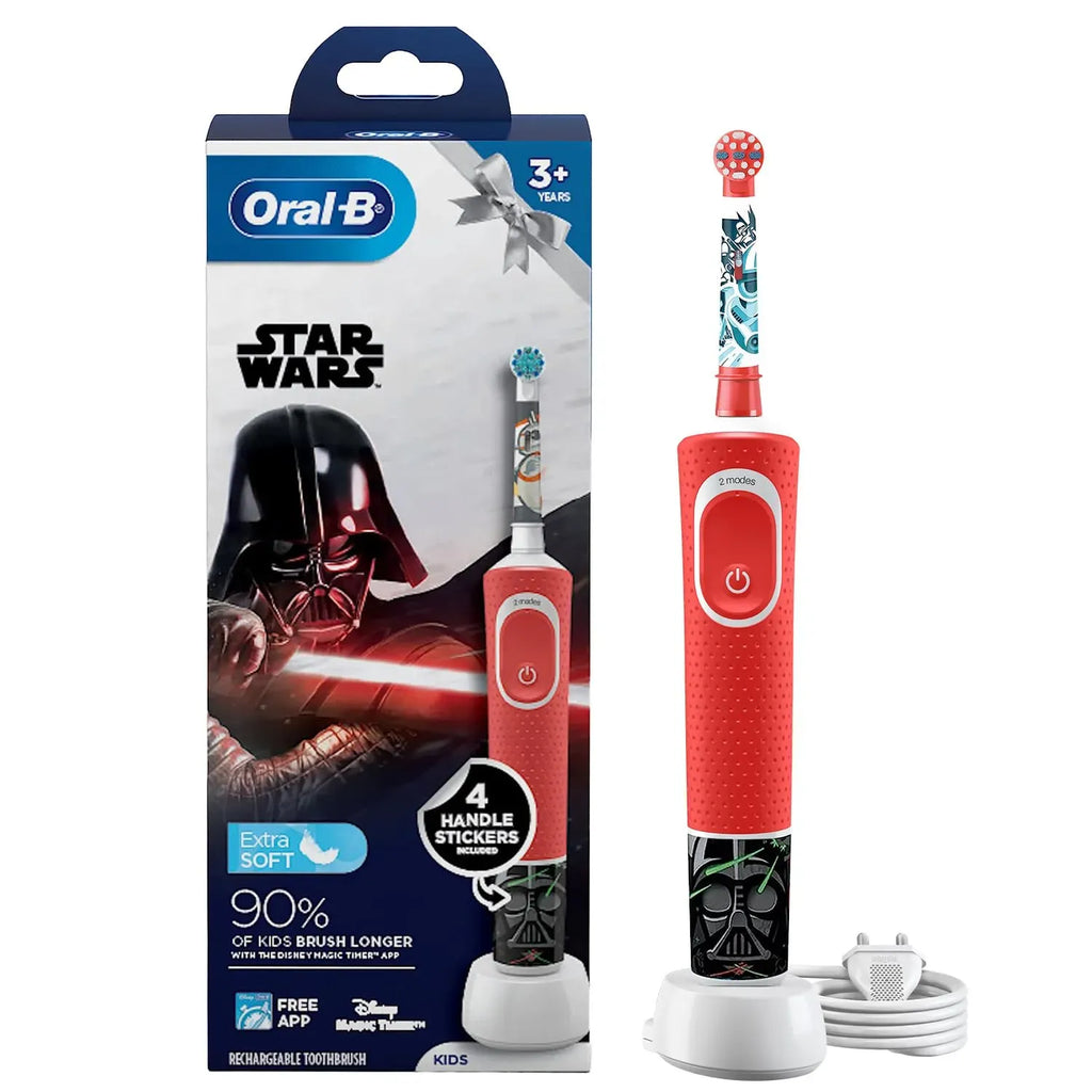 Oral-B Kids Electric Rechargeable Toothbrush Star Wars Birthday Gift Pack