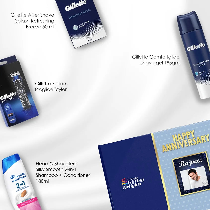 Men's Personal Care Essentials Anniversary Gift Pack