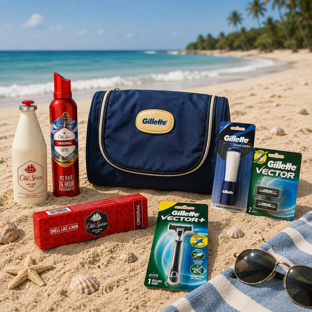 Gillette Vector travel kit