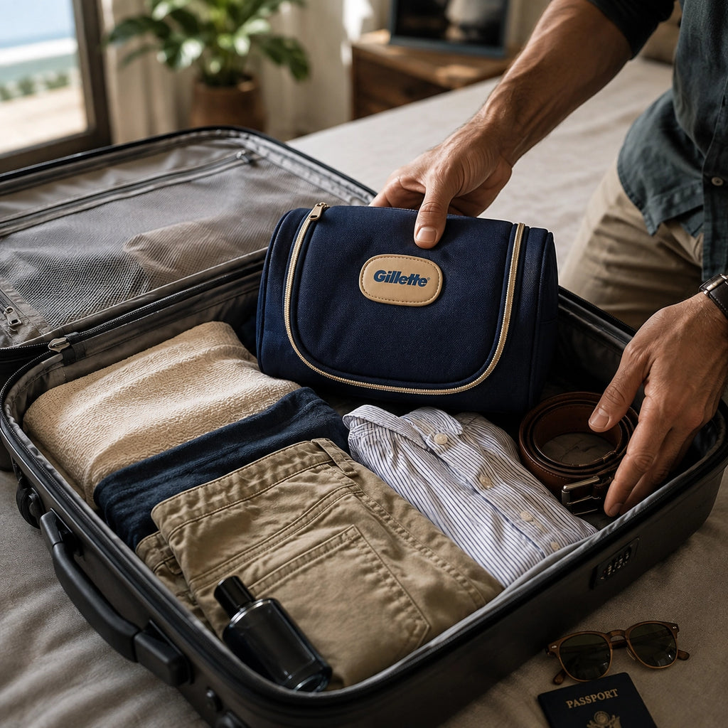 Gillette Vector travel kit