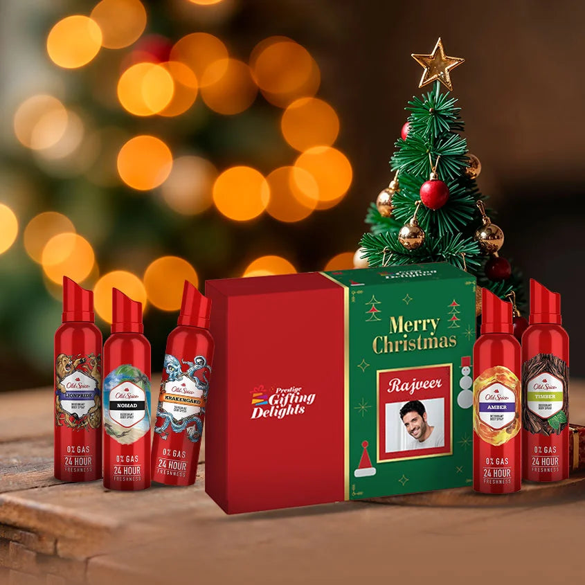 Oldspice Bundle Of 5 Deodorants Christmas Gift Pack