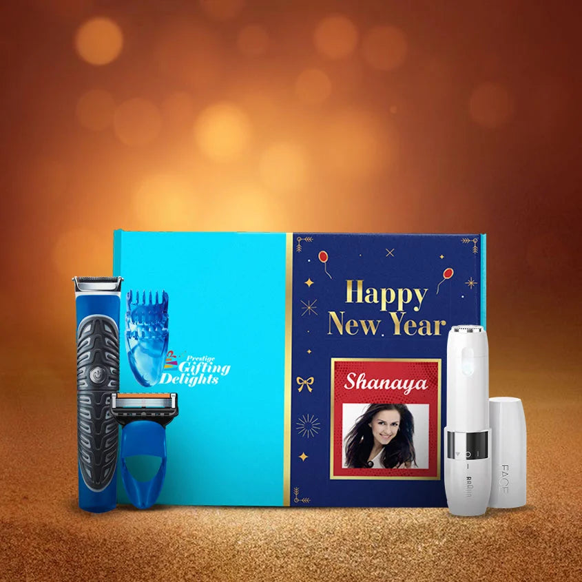 Gillette & Braun Trimmers New Year Gift Set