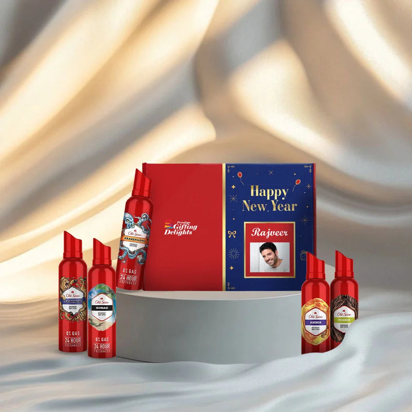 Oldspice Bundle Of 5 Deodrants New Year Gift Pack