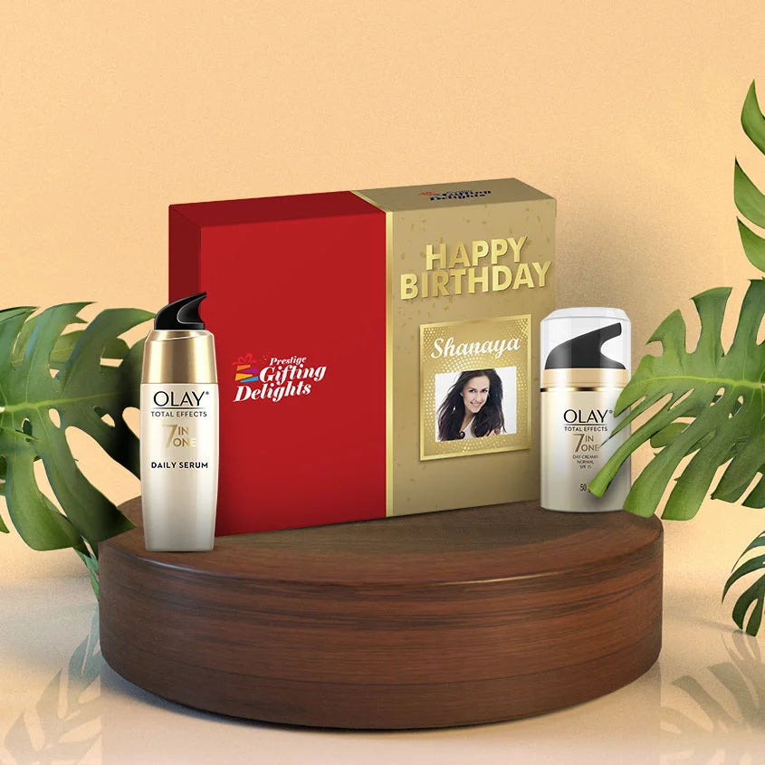 Olay Total Effect Cream + Serum Birthday Kit