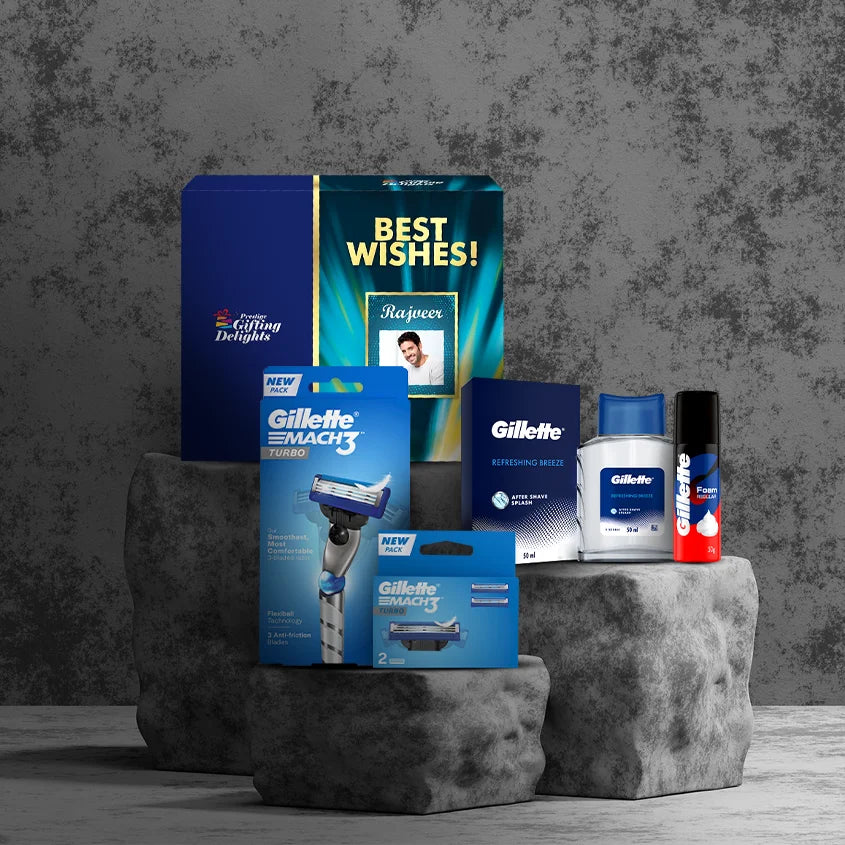 Gillette Mach3 Turbo Best Wishes Gift Pack