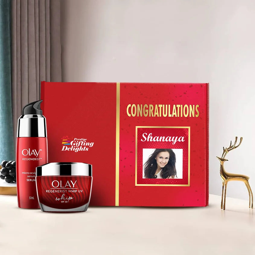 Olay Whip + Regenerist Serum Congratulations Gift Pack