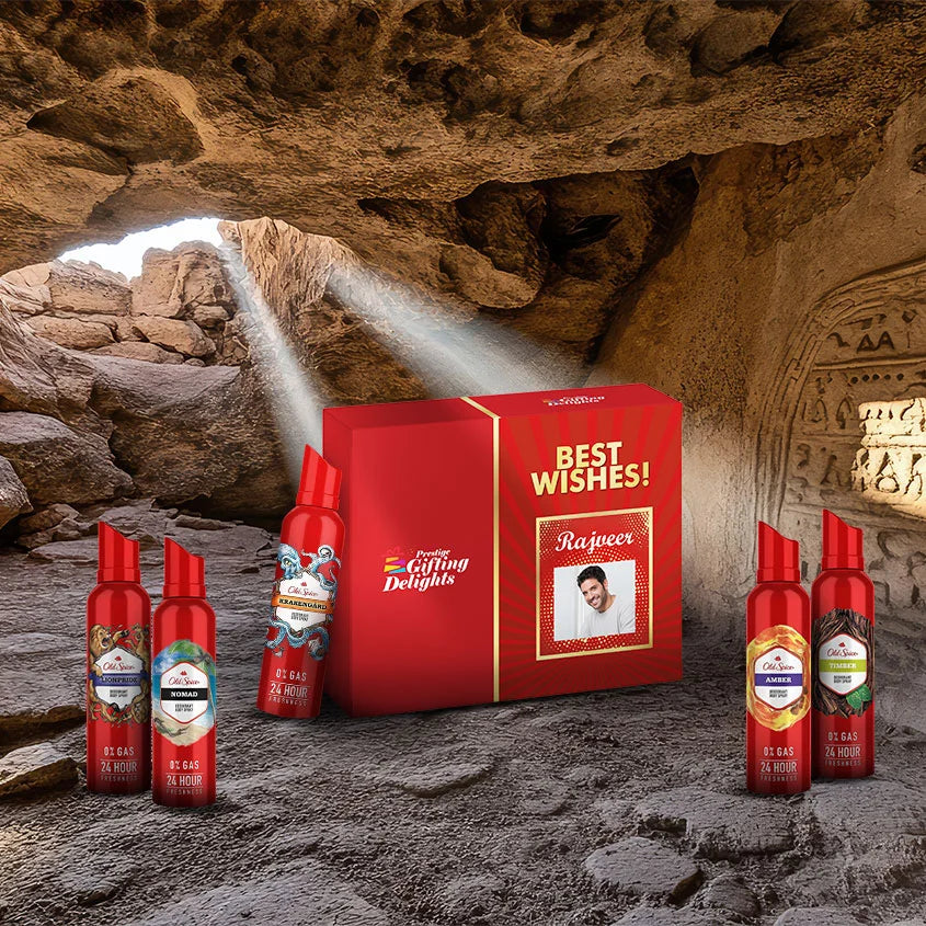 Oldspice Bundle Of 5 Deodrants Best Wishes Gift Pack