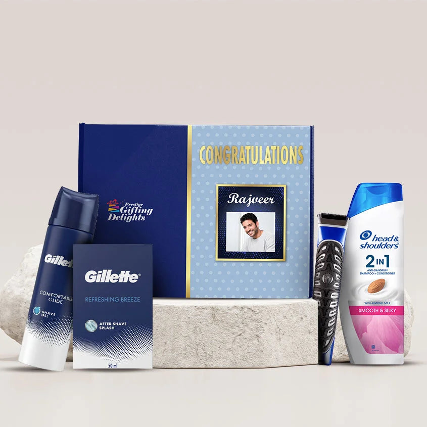 Men's Personal Care Essentials Congratulations Gift Pack