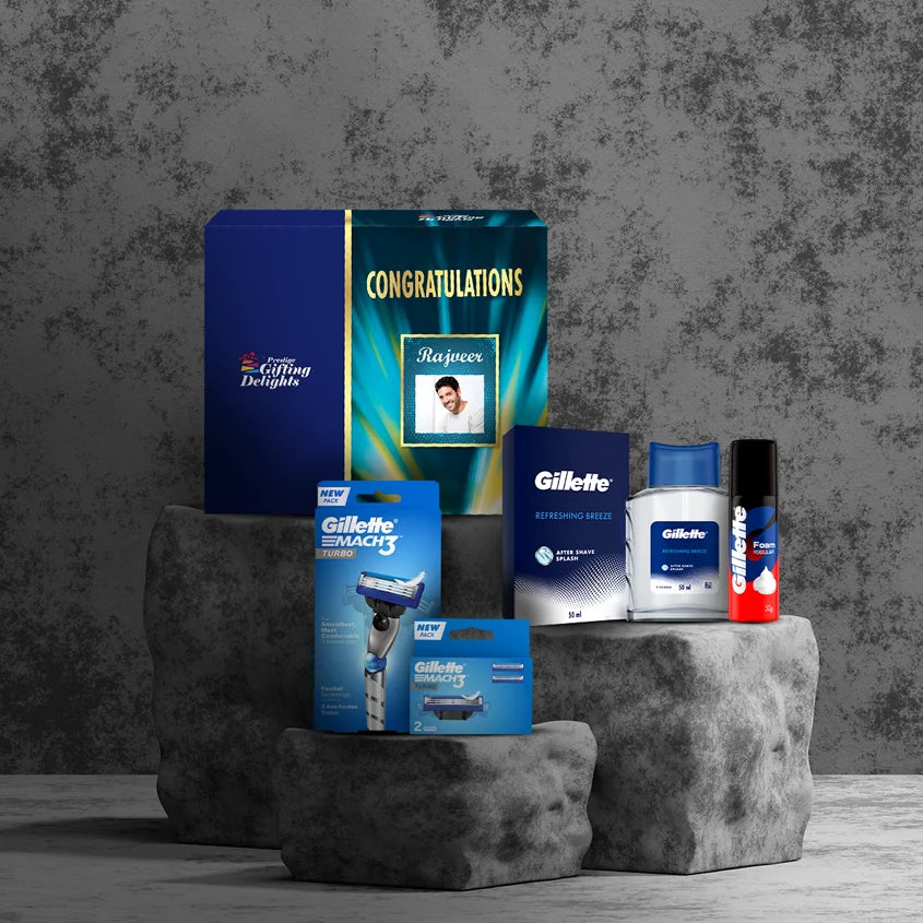 Gillette Mach3 Turbo Best Wishes Gift Pack