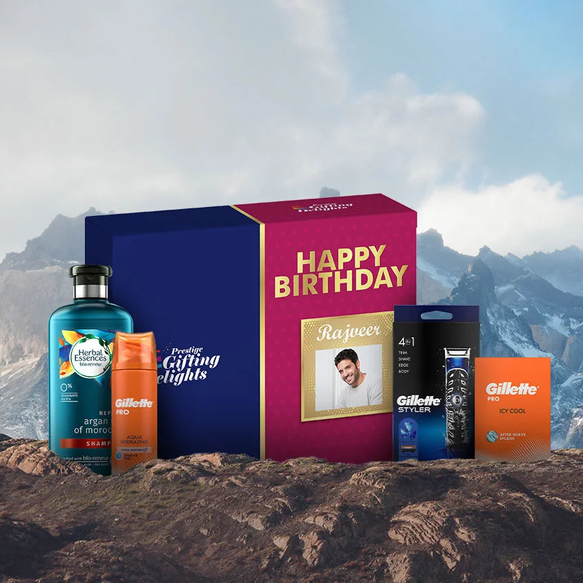 Mens Beard & Hair Premium grooming Birthday Gift Pack