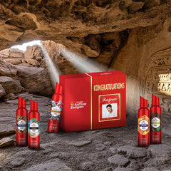 Oldspice Bundle Of 5 Deodrants Congratulations Gift Pack