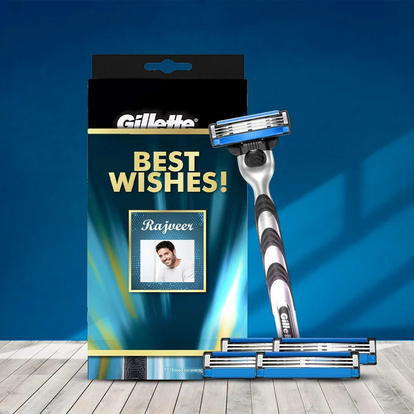 Gillette Mach3 Razor Super Saver Best Wishes Gift Pack