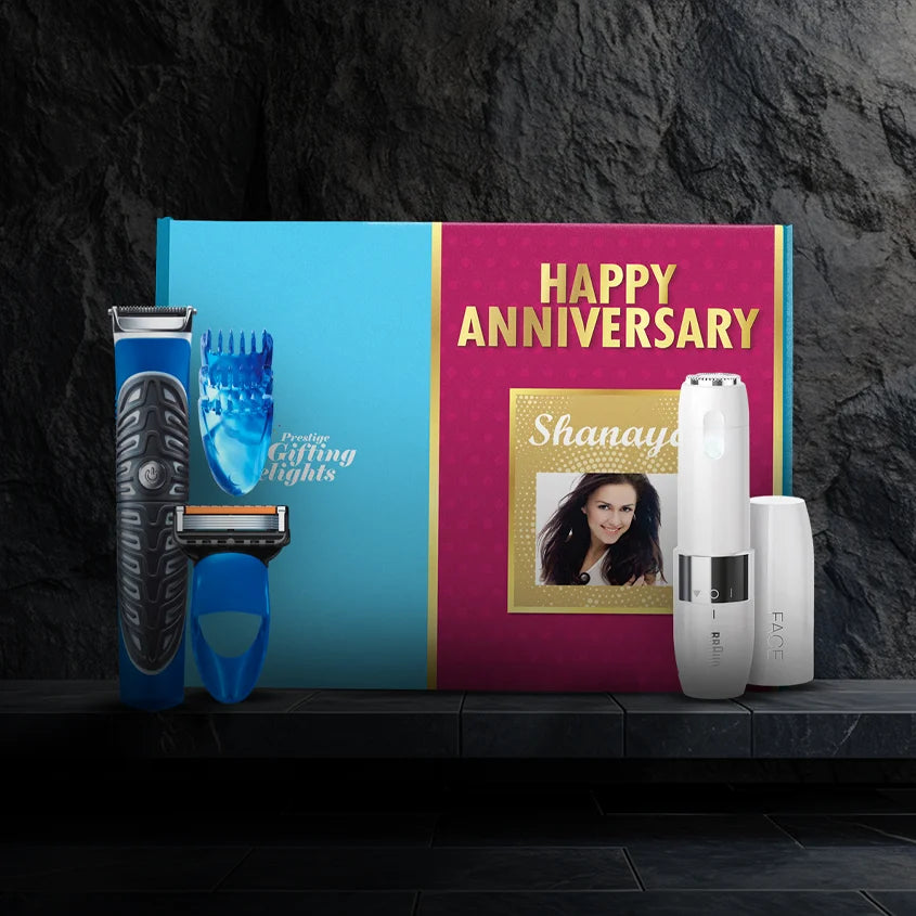 Gillette & Braun Trimmers Anniversary Gift Set