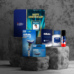 Gillette Mach3 Turbo Anniversary Gift Pack
