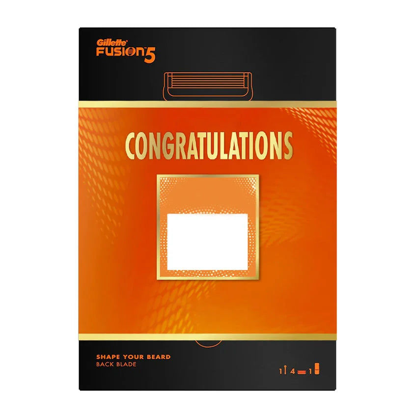 Gillette Fusion Premium Congratulations Gift Pack for Men