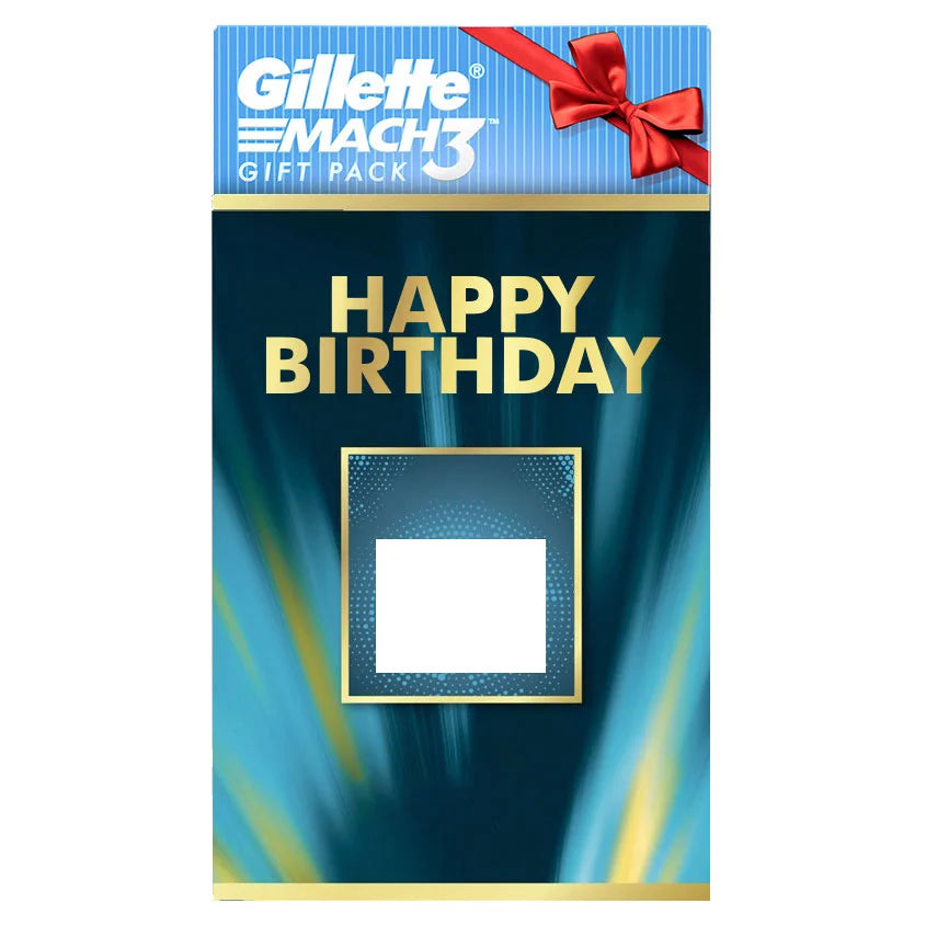 Gillette Mach3 Mini Foam Birthday Gift Pack