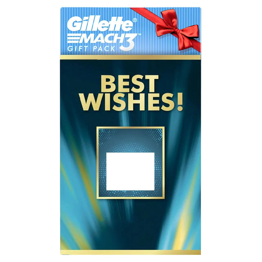 Gillette Mach3 Mini Foam Best Wishes Gift Pack